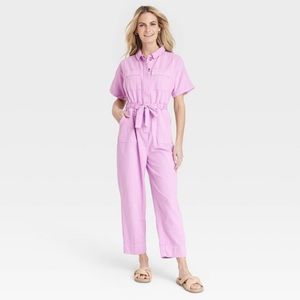 Universal Thread Short Sleeve Pink Boilersuit Size 16